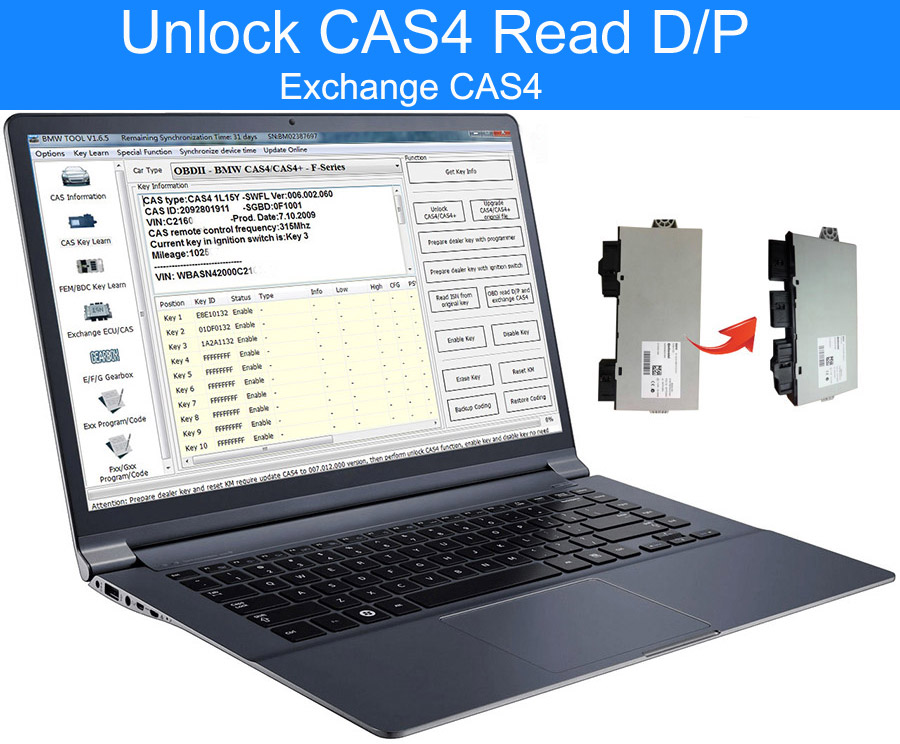 GODIAG BMW CAS4 & CAS4+ Test Platform 5