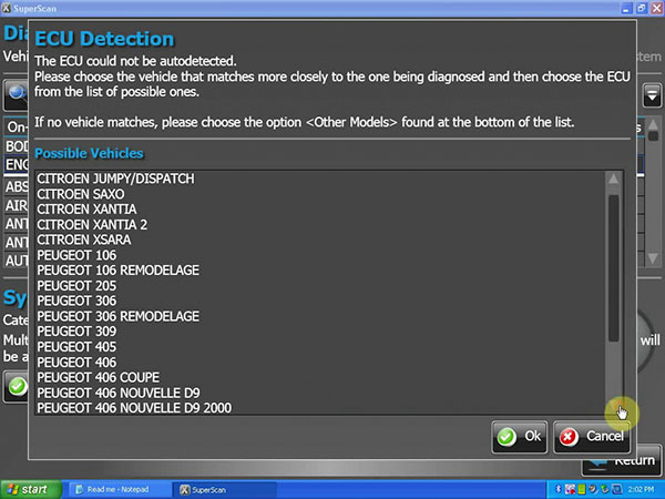 PSA-COM PSACOM Software Display 1