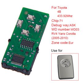 (Number 271451-0111-Eur) 433.92MHz  for Toyota Smart Card Board 4 Button 