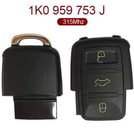 AK001072 for VW Remote Key 3 Button 315MHz 1K0 959 753 J