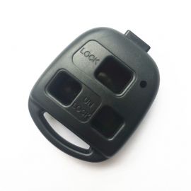 3 Buttons Remote Car Key Shell Case Without Key Blade for Toyota Land Cruiser YARIS CAMRY RAV4 Corolla PRADO - 5 pcs