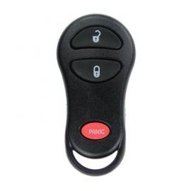 3 Buttons Remote Key Shell for Jeep Chrysler Dodge - Pack of 5