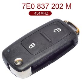 AK001059 for VW Remote Key 2 Button 434MHz 7E0 837 202 M