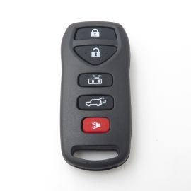 5 Button Remote Shell with Rubber Pad for Nissan - Pack of 5