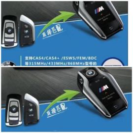 315 MHz BMW Remote Key with LCD Touch Screen for CAS4 CAS4+ ESW5 FEM BDC