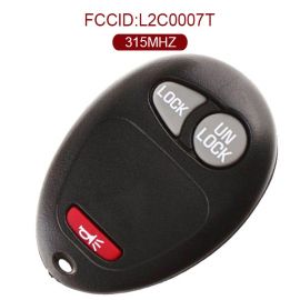 AK019002 Remote Fob 3 Button 315Mhz L2C0007T for GM GMC Canyon 2005 2006 2007 Remote Control Key