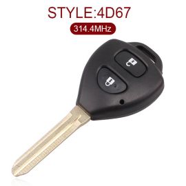 for Toyota 2 Button Remote Key (Austrilia-Denso-314.4MHz) 67 Chip