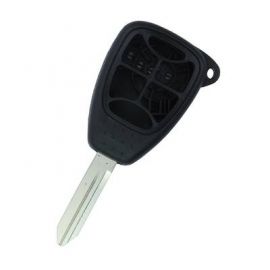 6 Buttons Remote Key Shell for Jeep Chrysler Dodge - Pack of 5