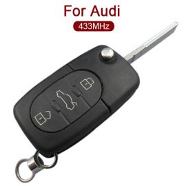 3 Buttons 434 MHz Flip Remote Key for Audi