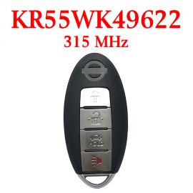 (315MHz) KR55WK49622 3+1 Buttons Smart Proximity Key for Nissan Murano 2009-2014 