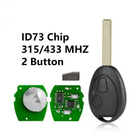 (315MHz / 433MHz)2 Buttons Remote key for BMW
