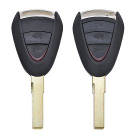 2/3 Button Key Shell for Porsche - Pack of 2