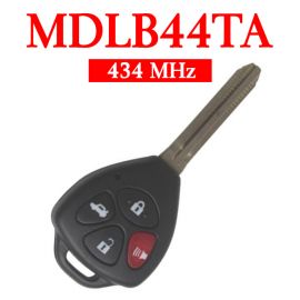 3+1 Buttons 434 MHz Remote Head Key for Toyota Hilux with 4D67 Chip (Australia) - MDLB44TA