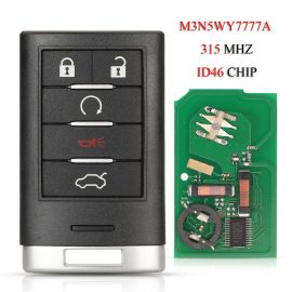 (315Mhz) M3N5WY7777A Smart Key For Cadillac STS CTS