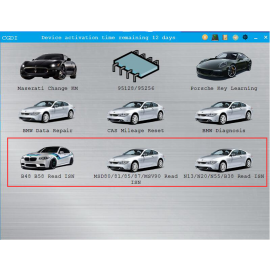 CGDI Prog BMW Read ISN without Opening Shell Software License for A0000015 A0000017 A0000018