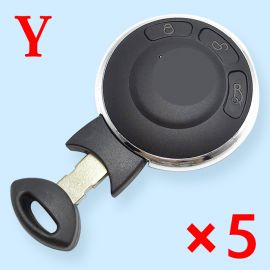 3 buttons Key shell For Mini Cooper 5pcs