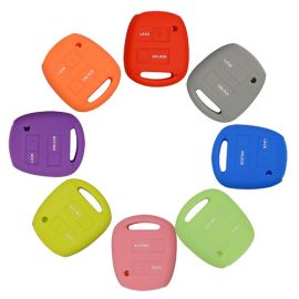 Silicone Cover for 2 Buttons Toyota Camry, Prado, Land Cruiser Car Keys - 5 Pieces