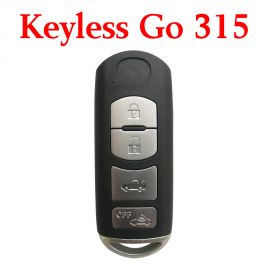 3+1 Buttons 315 MHz Smart Proximity Key For Mazda SKE13D-01 - Using OEM Mainboard