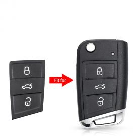 Rubber Key Pad For Volkswagen Key Shell 10pcs/lot