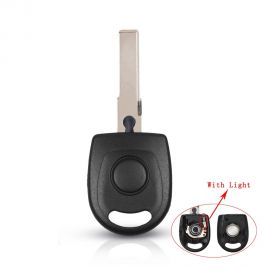 Transponder Key Shell No Chip For VW Polo Golf Passat For SEAT Ibiza HU66 Blade--5pcs/lot