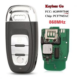 (868MHz) 8T0959754K Keyless Smart Key For Audi A4 A5