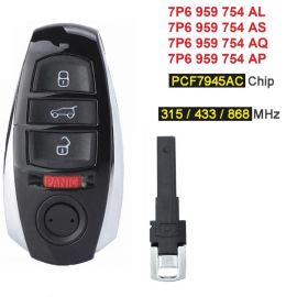 3+1 Buttons Remote Key for Volkswagen Touareg - After-Market
