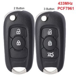 (433Mhz) Flip Remote Key For New Opel/Vauxhall Astra K