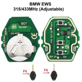 Key PCB for BMW EWS system 315/433MHz Adjustable