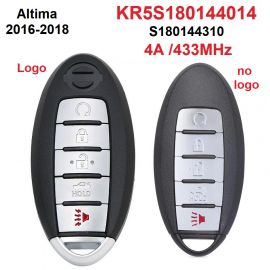 (434MHz) (4A Chip) S180144310 KR5S180144014 Smart Proximity Key For Nissan Altima Maxima 2016-2018