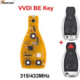 (No Bonus Points) Xhorse VVDI BE Key Pro Yellow Color with Key Shell 3 Button for Mercedes Benz 
