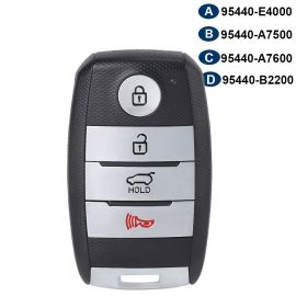 (315MHz / 433MHz) 95440-B2200 / 95440-E4000 / 95440-A7600 / 95440-A7500 Smart Remote Key for Kia Forte Forte5 Cerato Soul