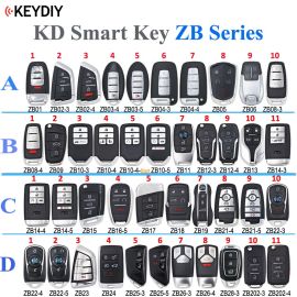 KEYDIY Smart Key ZB01 ZB02 ZB03 ZB05 ZB06 ZB08 ZB09 ZB10 ZB11 ZB12 ZB13 ZB14 ZB15 ZB16 ZB17 ZB21 ZB22 ZB23 ZB28 ZB202 for KD-X2