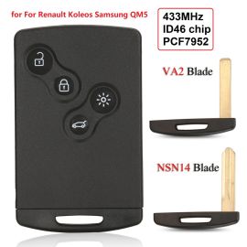 (433Mhz) Keyless Smart Key For Renault Koleos Samsung QM5