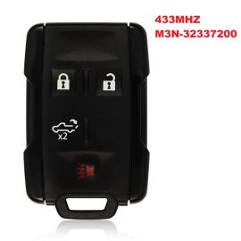 (433MHz) 2019-2021 GMC / 4-Button Keyless Entry Remote / PN: 84209237 / M3N-32337200