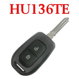 2 Button 434 MHz Remote Key for Renault - with 4A chip PCF7961M - HU136TE