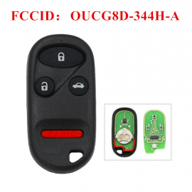 New Keyless Entry Remote Car Key Fob 3+1 Button For Honda CR-V CRV 2002 -2004 For Honda OUCG8D-344H-A 313.8Mhz