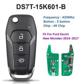 (433Mhz) DS7T-15K601-B Flip Remote Key For Ford Mondeo S-Max