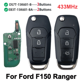 (433Mhz) EB3T-15K601-BA DS7T-15K601-B Flip Remote Key For Ford Mondeo S-Max