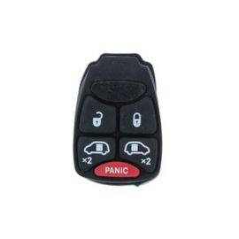 5 Button Remote Key Button Rubber with Sliding Doors for Chrysler Jeep Dodge (5pcs)