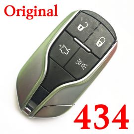 Original 4 Buttons 433 MHz Smart Proximity Key for Maserati 2014-2016 Maserati Ghibli / Quattroporte / 4-Button Smart Key / M3N-7393490 / (RSK-MSRTI-1)