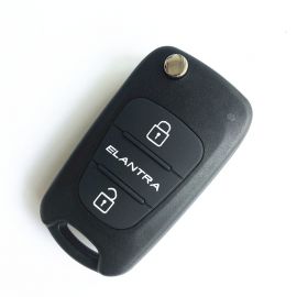 3 Button Remote key shell  with LEFT blade for Hyundai ELANTRA 5PCS