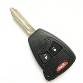 3 Buttons Remote Key Shell for Jeep Chrysler Dodge - Pack of 5