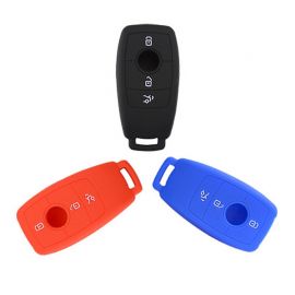 Silicone Cover for 3 Buttons Mercedes-Benz E, C Series Car Keys - 5 Pieces
