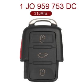 for VW Remote Key 3+1 Button 315MHz 1J0 959 753 DC for America Canada Mexico China