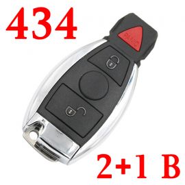 434 Mhz 2+1 Buttons BE Remote Key for Mercedes Benz - Top Quality with KYDZ PCB board