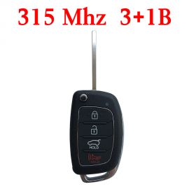 3+1 Buttons 315 MHz Remote Key for Hyundai Santa Fe 2013 ~ 2016 ID46