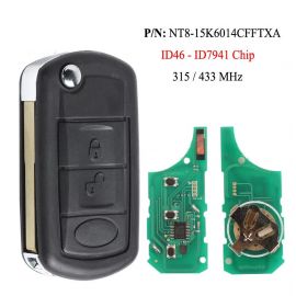(315MHz / 433MHz) 3 Buttons Flip Remote Key for Land Rover Sport Discovery Vogue