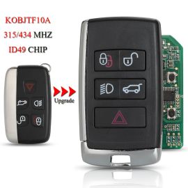 (315MHz / 433MHz) (Editable ID) 4+1 Buttons Smart Proximity Key for Land Rover 2010 ~ 2016