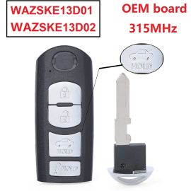 (OEM board) WAZSKE13D01 SKE13D02 2014-2019 Mazda / 4-Button Smart Key / PN: GJY9-67-5DY