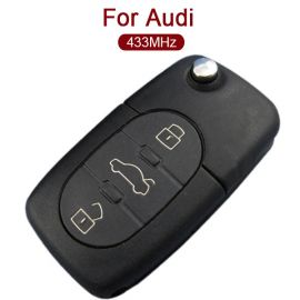 3+1 Buttons 434 MHz Flip Remote Key for Audi